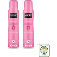 Vogue 2 déodorants Adore Parfum pour femmes - 150 ml - Lot de 2 pièces