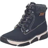 Rieker Bottines à lacets bleu marine