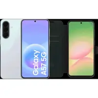 Samsung Galaxy A57 256 Go Bleu Clair 5G + BlueBuilt Book Case Noir