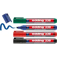 Edding 330/4 S Marqueur permanent (e) (4x)