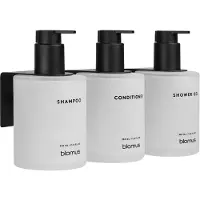 Blomus Set mit 3 KIREI-Spendern, weiss + Kleber