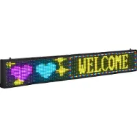 Vevor Enseigne Lumineuse LED Programmable 131x19 cm