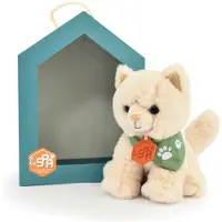 Doudou et Compagnie Chat beige, 16cm (MQ2) ** (22 cm)