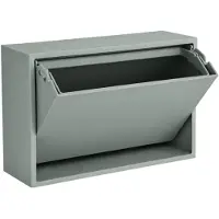 ReCollector Mini Box, boîte de rangement, bleue, rectangulaire, plastique recyclable, unicolore, intérieur