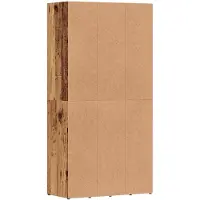 vidaXL Bibliothèque vieux bois 66x30x130 cm bois d'ingénierie