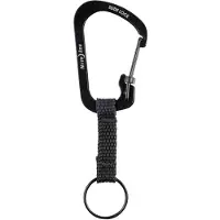 Nite Ize Unisexe, Porte-clés, Mousqueton pour clés Keyring Gr, Noir