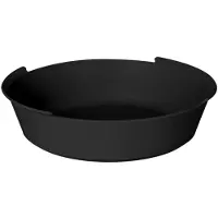 Circulware by Haval 12 " Bols réutilisables Mix & Match rond Ø 18,3 cm - 4,7 cm noir, Contenant à usage unique, Noir