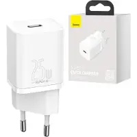 Baseus Super Si Quick Charger 1C 25W (Blanc)
