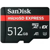SanDisk GamePlay Express microSD 512 Go, 512 Go, MicroSD, Classe 10, UHS-I, 880 Mo/s, 650 Mo/s