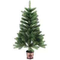 vidaXL Arbre de Noël artificiel aiguilles réalistes 90 cm vert