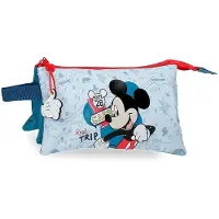 Disney Étui à crayons Mickey Road Trip, couleur bleue. Pour homme, taille unique