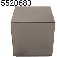 Light & Living Socle carré en verre brun 40x40x40 cm - DAXTON