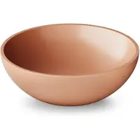 ZEZA Element Vasque à poser - 41x41x14cm - solid surface - brillant pêche (orange/rose) SW1439451