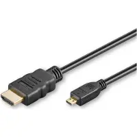 Microconnect - 4K HDMI A-D cable, 1m - Câbles HDMI