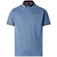 Hackett London pour homme. HM5600230 Polo Members bleu (L), Casuel, Coton, Manche courte