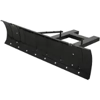 Shumee Lame à neige pour chariot élévateur 150 x 38 cm noir
