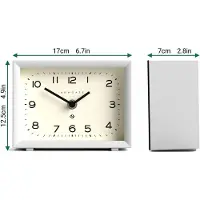 Newgate Henry - Horloge de cheminée - Blanc galet