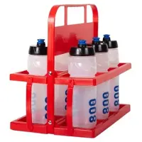 Sporti France Porte-bouteilles petit modèle pvc + 6 bouteilles