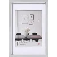 Walther design Steel Style - Cadre photo - Conçu pour : 8x12 pouces (20x30 cm) - plastique, MDF - rectangulaire
