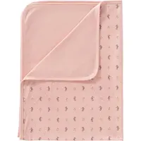 Fresk Seahorse Cotton Blanket Beige