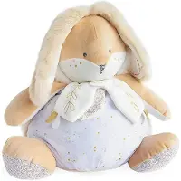 Doudou et Compagnie Range Pyjama Amande Lapin De Sucre Blanc