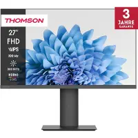 Thomson Moniteur Full HD 27 pouces, taux de rafraîchissement de 100 Hz, dalle IPS, support réglable, HDMI, synchro adaptative, M27FB5C14