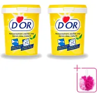 DOR 2 savons solides de nettoyage "D'Or Naturreine" - 1 kg - Lot économique - 2 pièces