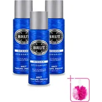 BRUT 3 sprays déodorants Oceans - 200 ml - Lot de 3