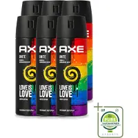 Axe 6 sprays déodorants , format 150 ml - Lot de 6 pièces