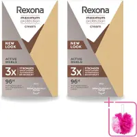 Rexona 2 déodorants roll-on Maximum Protection Active Shield, 45 ml chacun - Pack économique - 2 pièces