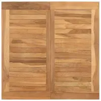 vidaXL Table basse marron 60 X 60 X 36 Cm Teck massif Lumarko