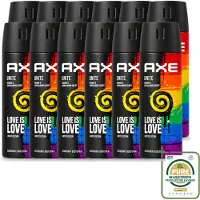Axe 12 sprays déodorants , format 150 ml - Pack économique - 12 pièces