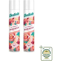 Batiste 2 x Shampooing sec Rose Gold - Parfum délicat de rose - 200 ml - Pack économique - 2 pièces
