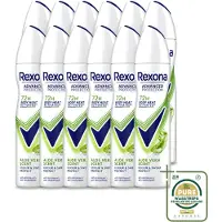 Rexona 12 sprays déodorants , parfum Aloe Vera, 150 ml, lot de 12