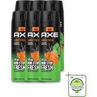 Axe 6 vaporisateurs déodorants Jungle Fresh - 150 ml - Lot de 6 pièces