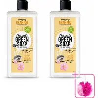 Marcels Green Soap 2 x Shampooing quotidien "Marcel's Green Soap" - Vanille et cerisier - 300 ml - Pack économique - 2 pièces