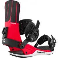 Union - Fixations de snowboard - Contact Red en Aluminium - Taille 41-43 - Rouge