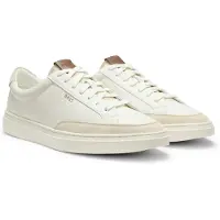HUGO BOSS Baskets basses 'Kieran' beige / blanc cassé