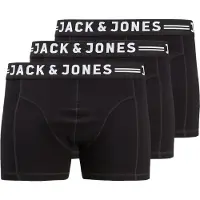 Jack & Jones Sense Plus Size Boxers 3 Units Noir 2XL Homme