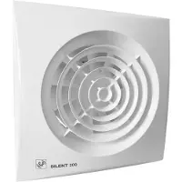 Soler & Palau Aerateur ultra silencieux 180M3H extra plat clapet antiretour/temporisation