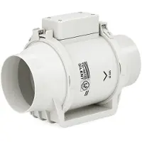 THERMEX Ventilateur de gaine TDT 160/100 avec minuterie, Climatiseur : accessoires, Blanc