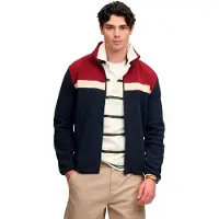 Superdry Tricolour Fleece Through Full Zip Sweatshirt Bleu 2XL Homme