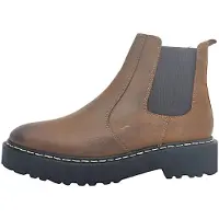 Palpa Riviera Enkellaarsjes Plat - cognac - Maat 40