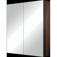 Linie Montro armoire de toilette 70 x 75 cm noyer