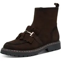 Tamaris Bottes en cuir marron