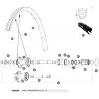 Mavic Jante Arrière Ksyrium Pro Ust Disc 19c