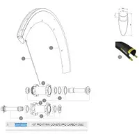 Mavic Jante Avant Comete Pro Carbon Disc