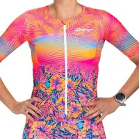 Zoot Ltd Aero Short Sleeve Tri Jersey Multicolore S Femme
