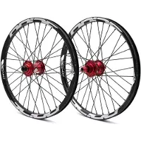 Pride Racing Control V1 406 20´´ 6b Disc Wheel Set Argenté 20 x 110/10 x 110 mm