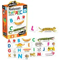 Fournier Montessori Touch Abc Headu Puzzle Multicolore 3-6 Years Enfants